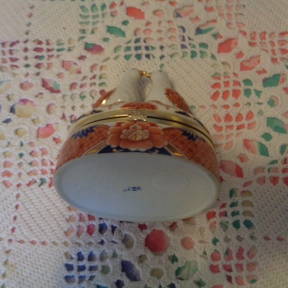 COQUETTE VINTAGE ASIAN KISSING BIRDS PRETTY HOLDER - Picture 5 of 10